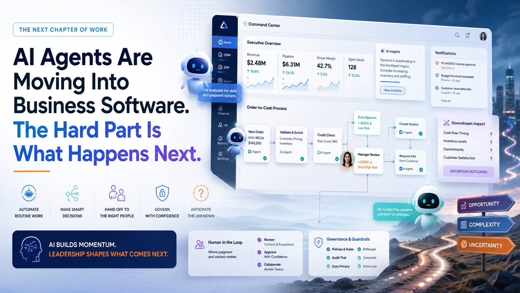 AI Agents Are Moving Into Business Software. The Hard Part Is What Happens Next.